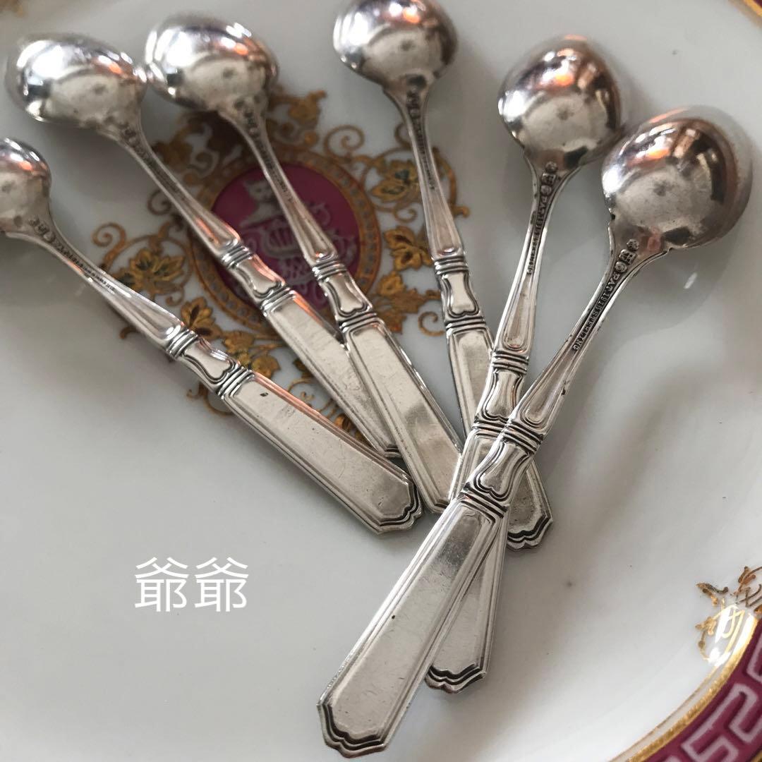 GORHAM ゴーハム／純銀 スターリングシルバー／デミタススプーン３本