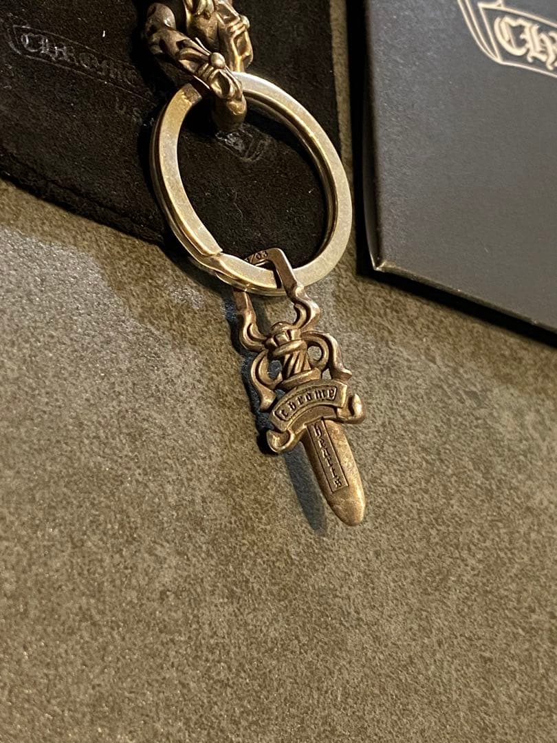【インボイス付】クロムハーツ エクストラファンシーリンク キーチェーン ショート