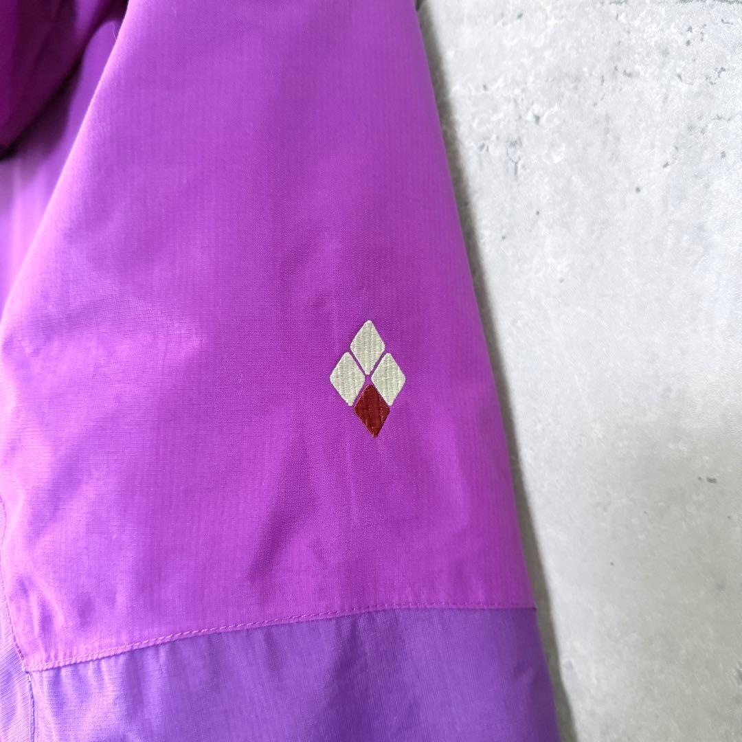 モンベル パウダーライトパーカ 紫 L スキー スノボ 登山 撥水 美品✨