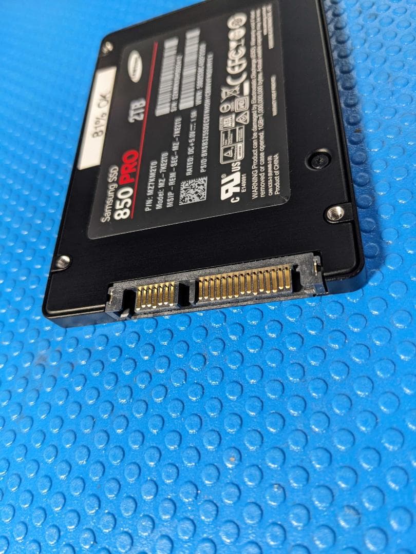 た*ん様 Samsung SSD 850 PRO 2TB : 2048.4 GB
