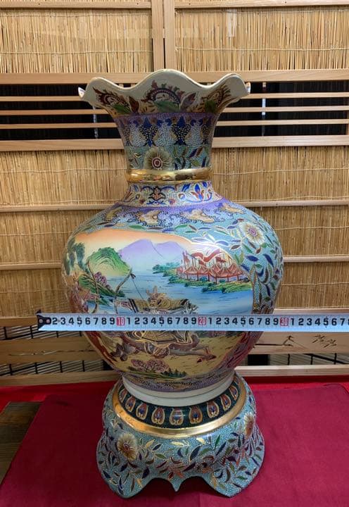 骨董 飾り壺 特大❤️