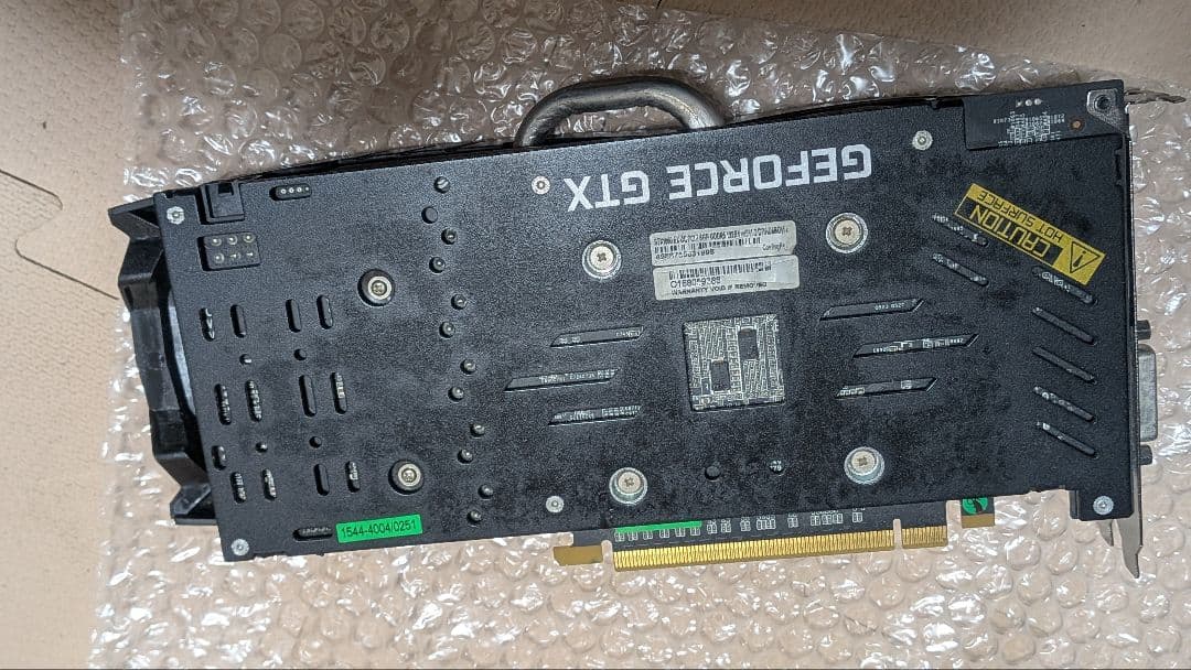 GeForce GTX 1060 6GB使用　期間半年　動作確認済み