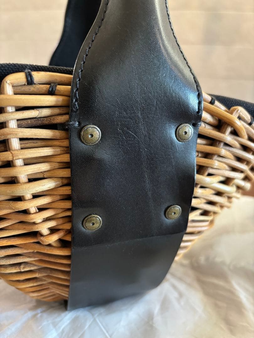 Pretty ⭐︎エバゴスebagos ⭐︎ ファスナー付バスケット　バック