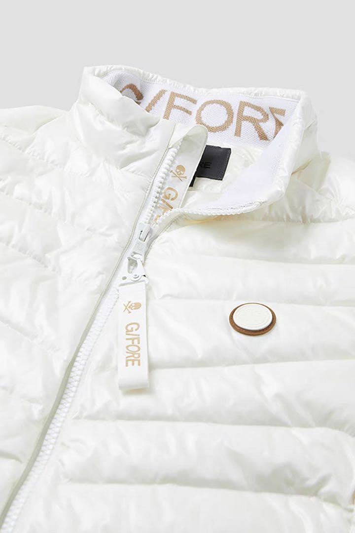 G/FORE ジーフォアゴルフ Lサイズ メンズ ベスト ホワイト