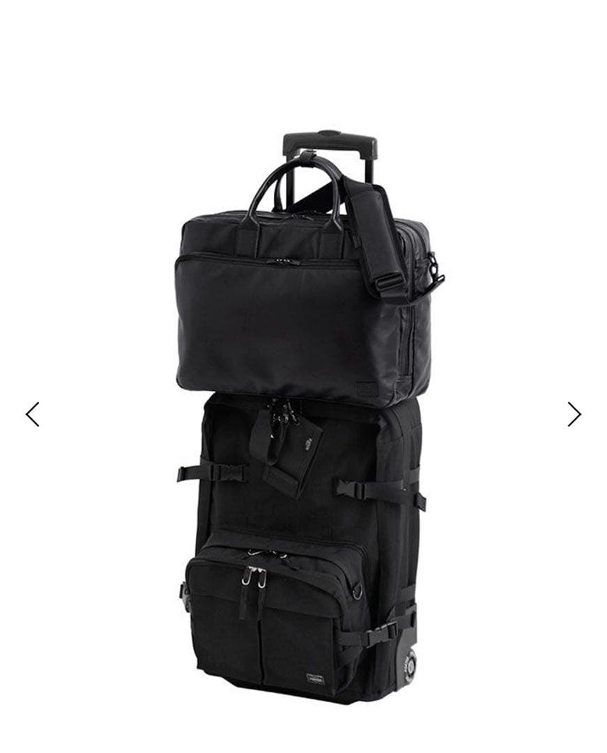 ⚫︎定価12万円‼️ PORTER BLACK 3WAY BRIEFCAS レザー