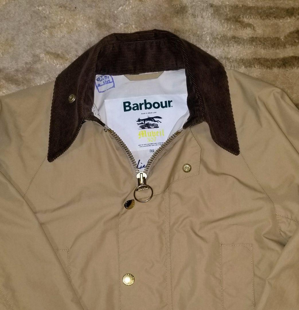 【極美品】MUVEIL Barbourコラボジャケット Beaufort
