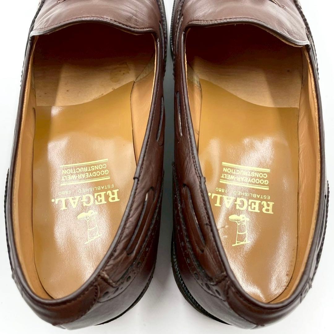 REGAL リーガル ローファー タッセル 25.5 ブラウン Y1253