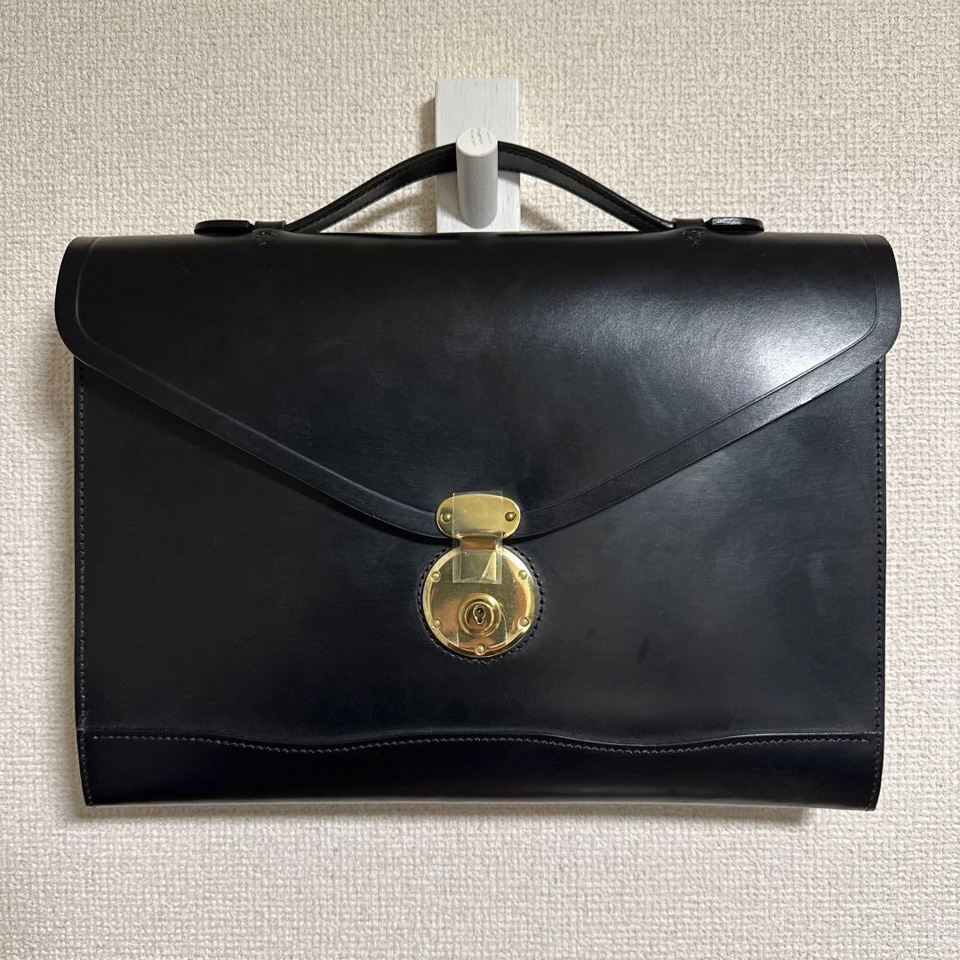 新品未使用　大峡製鞄　ドキュメントケース　黒　オオバセイホウ　OHBA