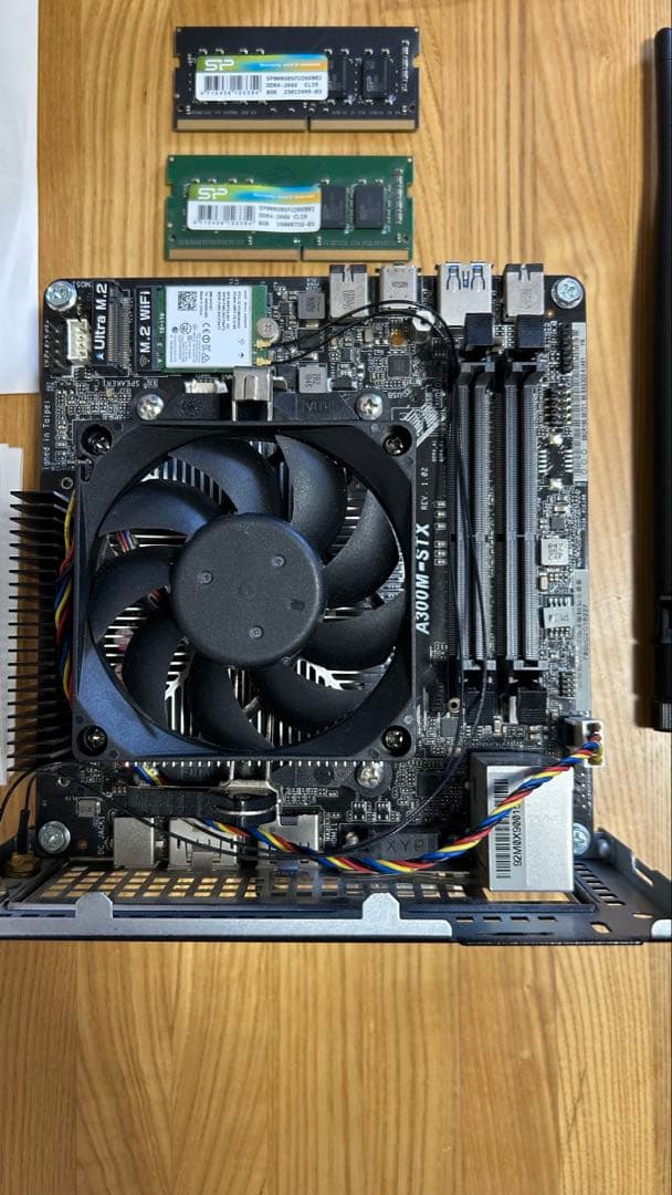 DeskMini A300 CPU・メモリ・Wi-Fiモジュールセット