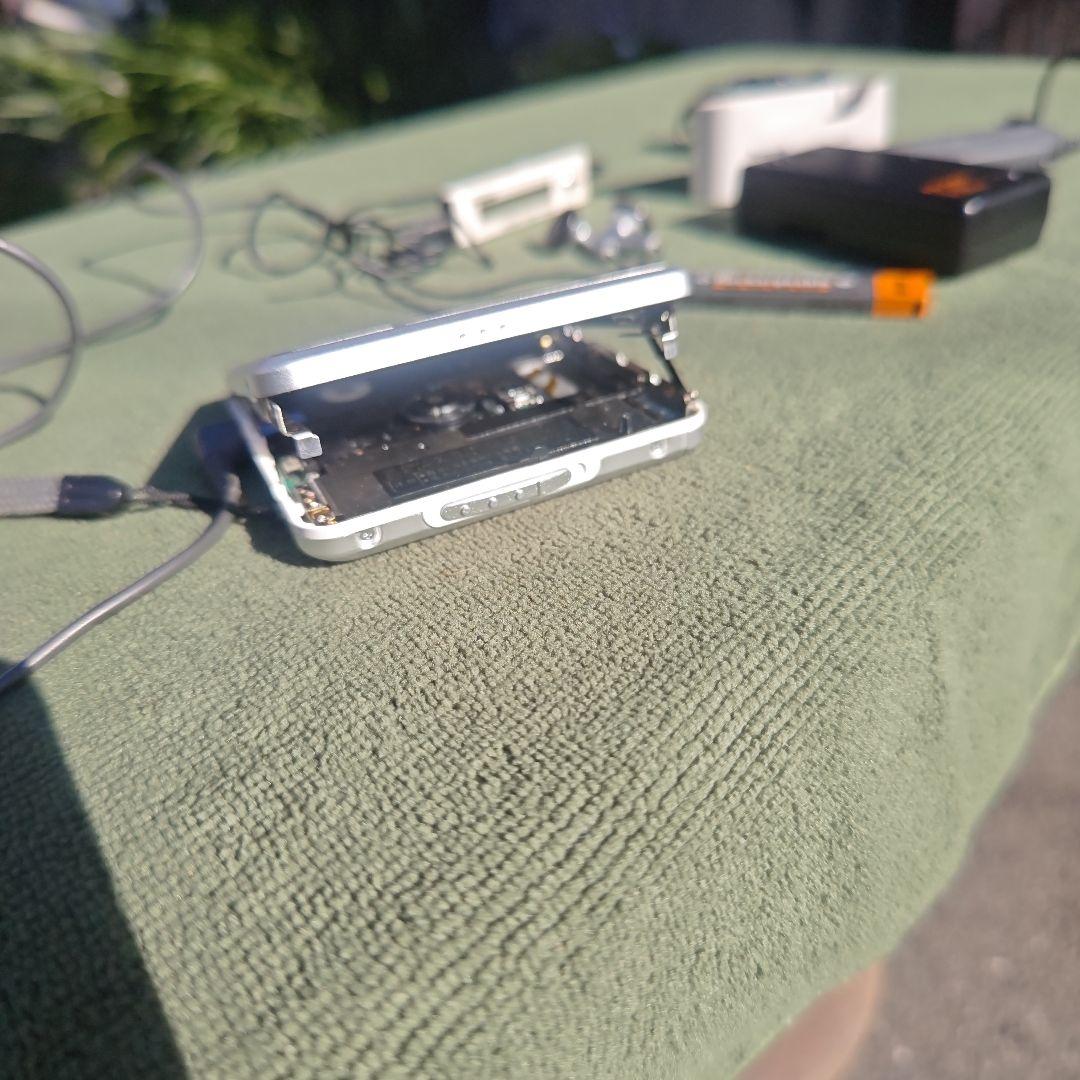 Panasonic ポータブルMDプレーヤー SJ-MJ100-S 充電器セット