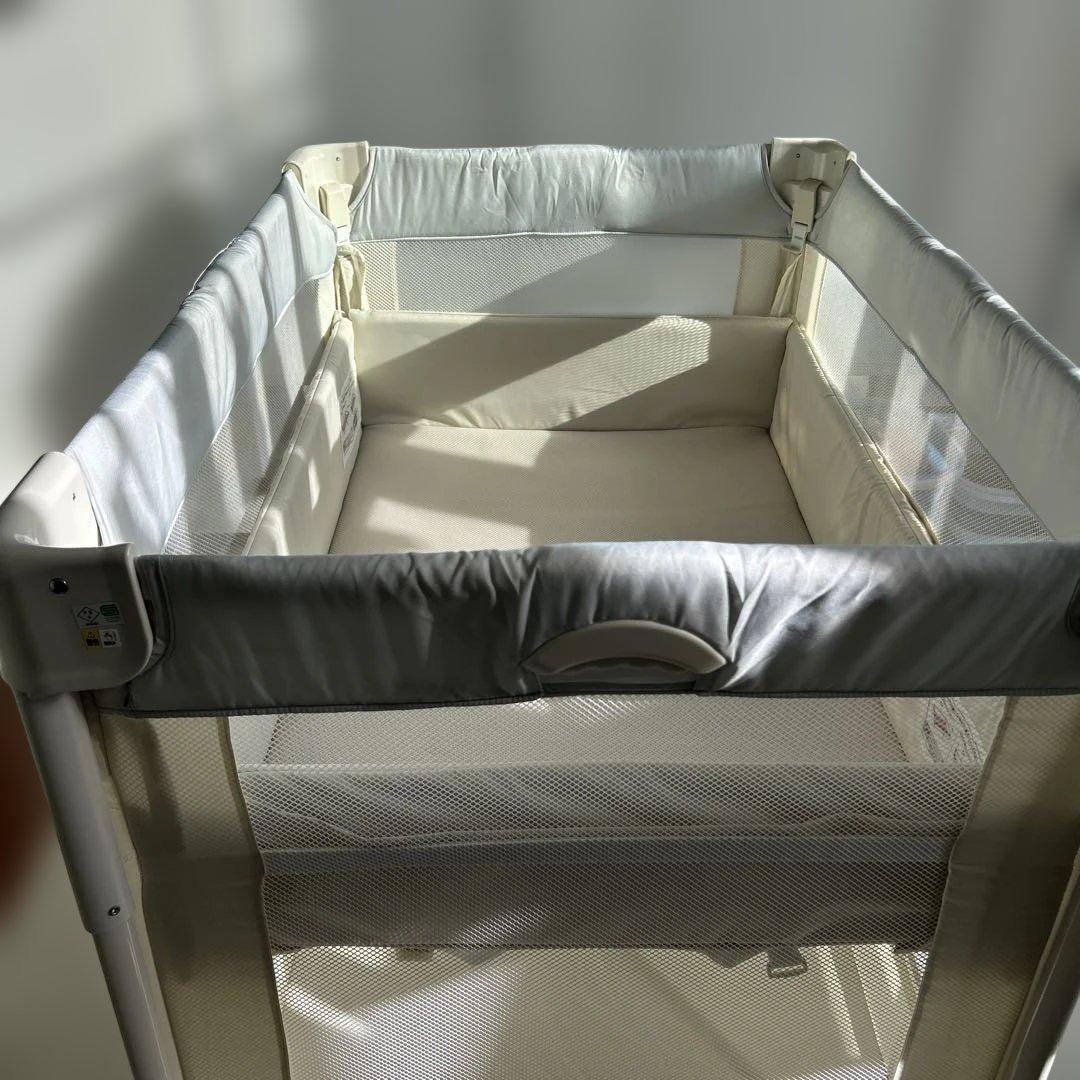 Apricaココネルエアー AB ホワイトグレー　取扱説明書・収納袋付き