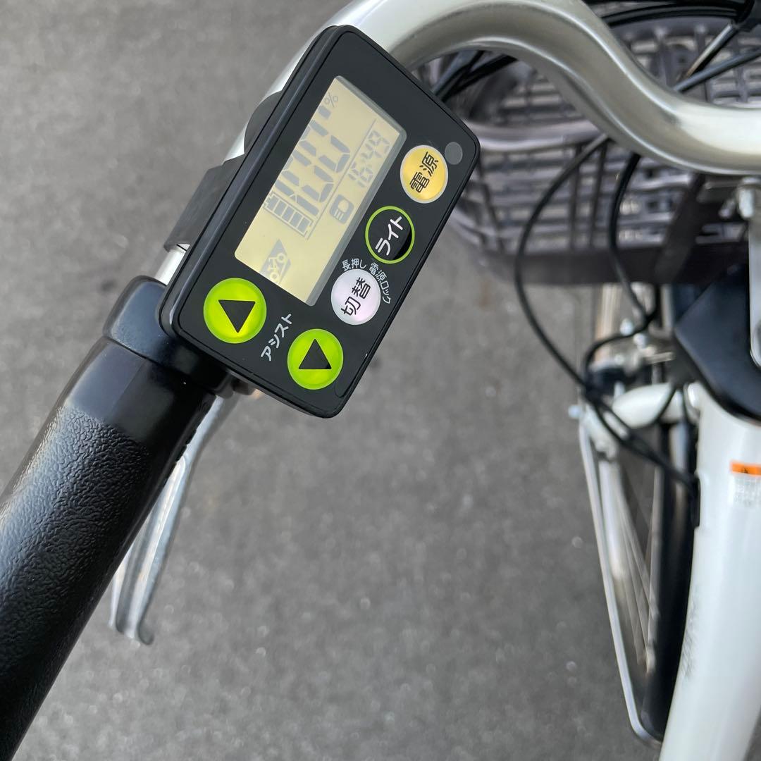 ヤマハ電動アシスト自転車26インチ 12.3Ah ホワイト