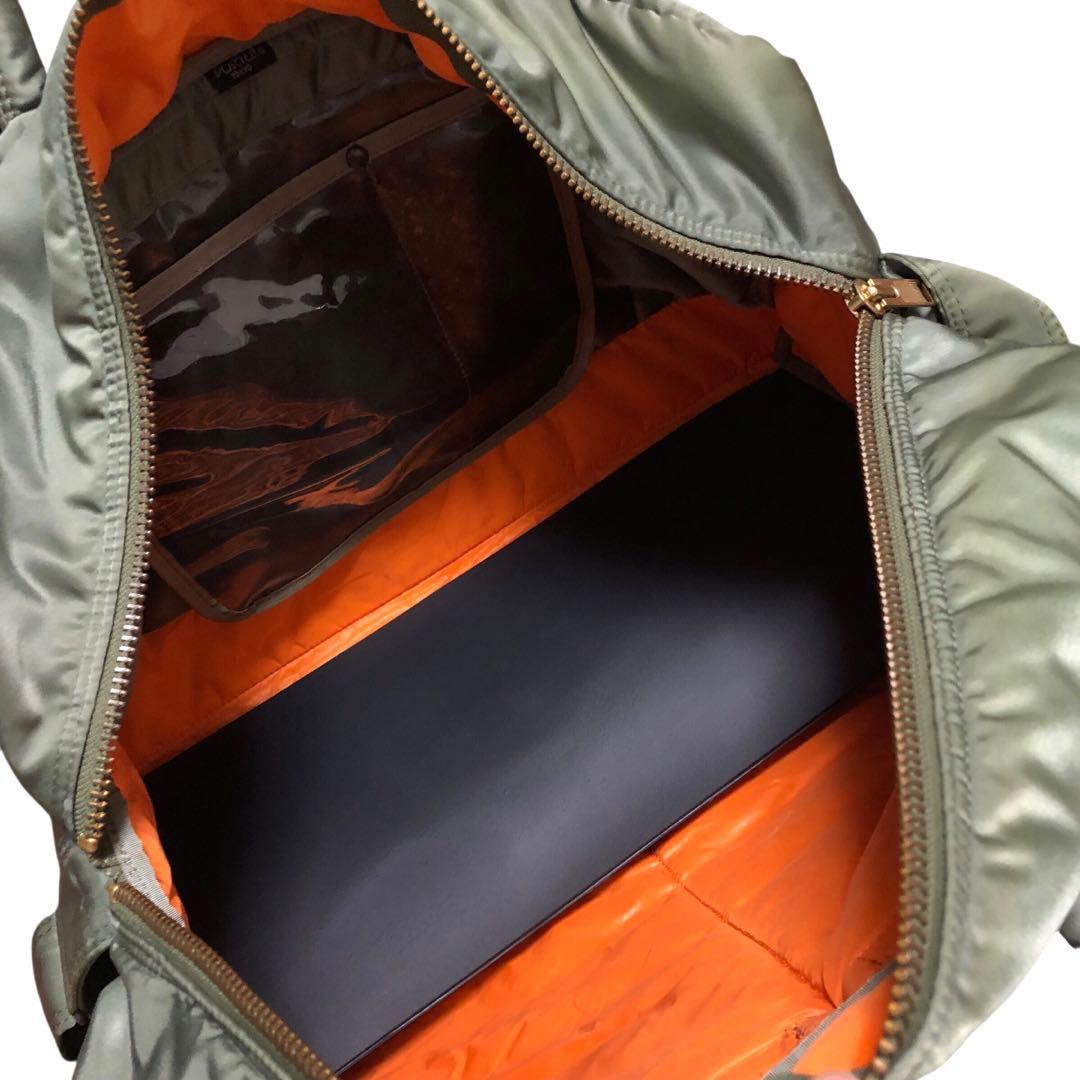 極美品✨希少 ポーター タンカー ボストンバッグL セージ 大容量 2way