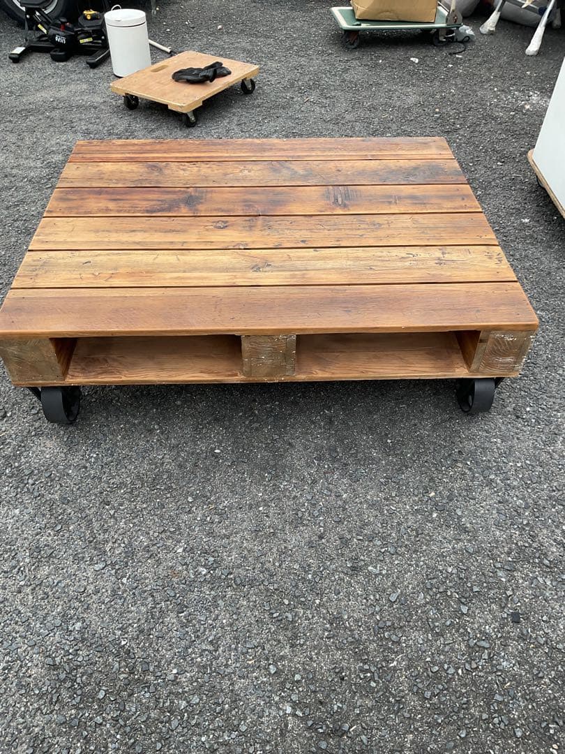 木製パレットスタイルセンターテーブル