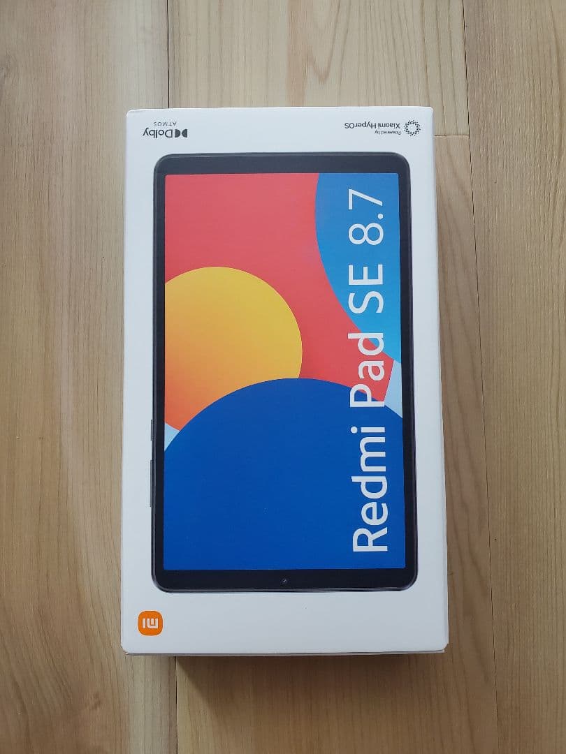 Xiaomi Redmi Pad SE 8.7 HyperOS レッドケース付き