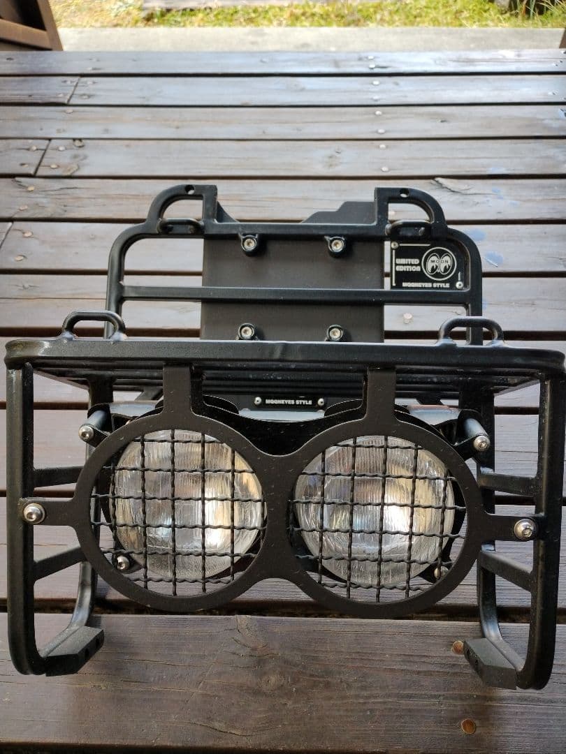 ハンターカブ デュアルヘッドライトフロントラックキット【MOONEYES】