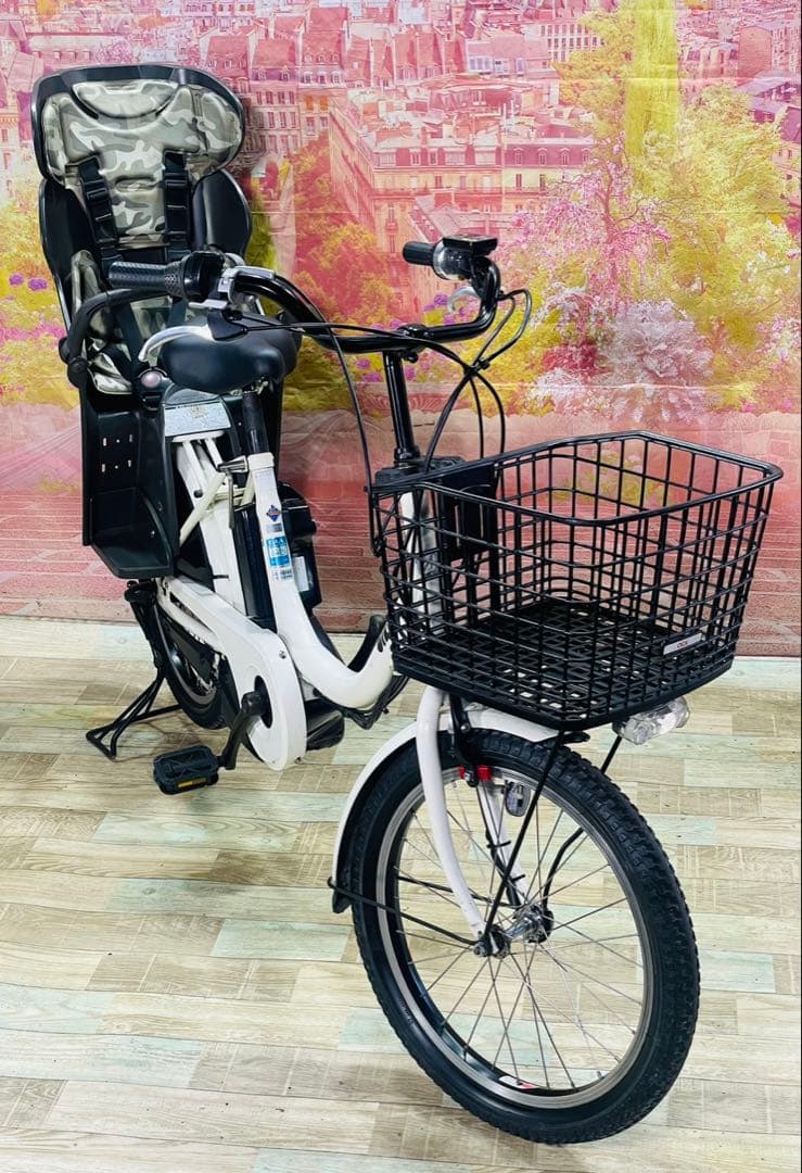ZK3313 電動自転車 ブリヂストン ビッケ 子供乗せ 20インチ 送料無料