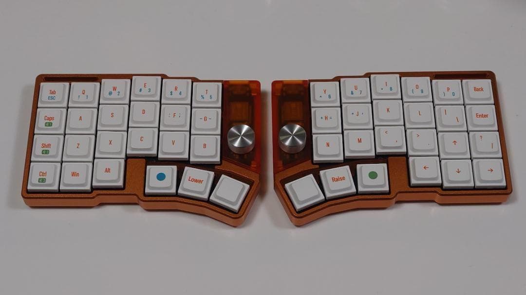 ★限定【オレンジ】Cornix LP 分割 無線｜VIAL｜技適｜即発送