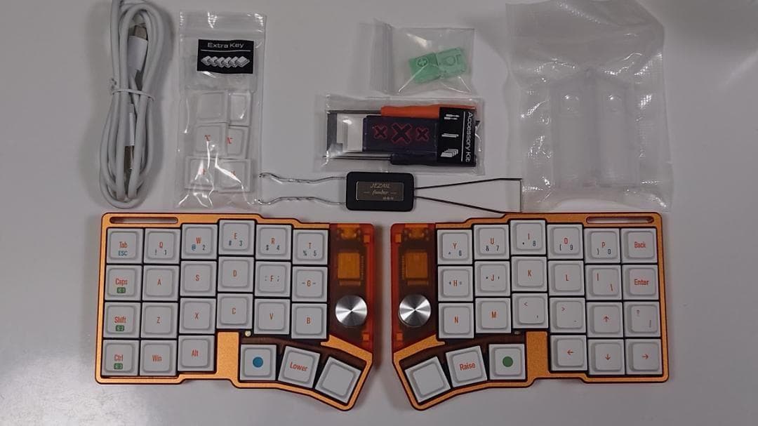 ★限定【オレンジ】Cornix LP 分割 無線｜VIAL｜技適｜即発送