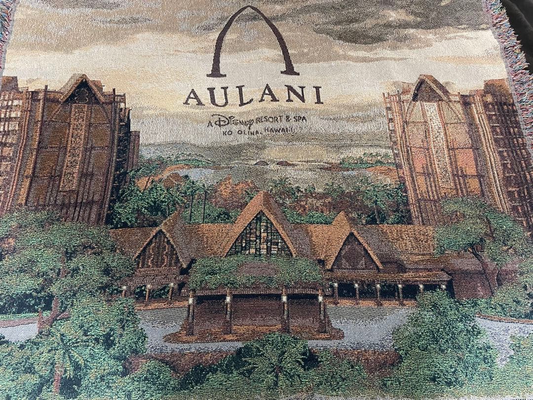 【超希少】AULANI ディズニー ブランケット　ラグ