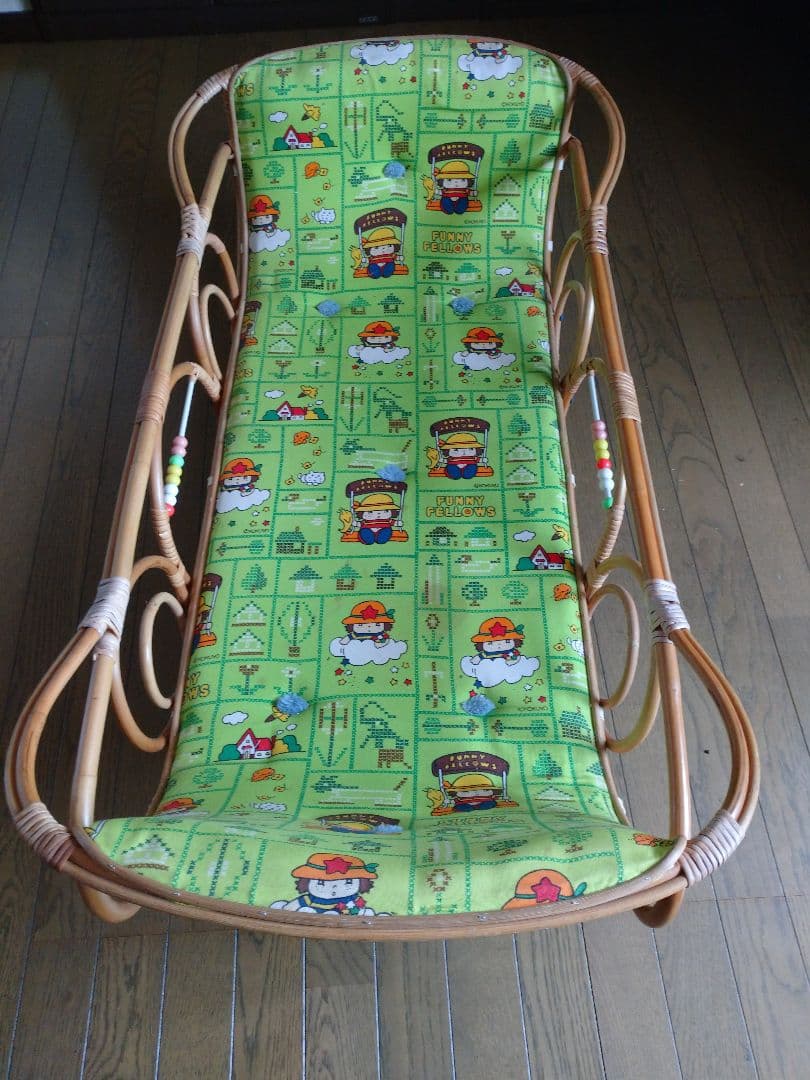 昭和レトロ家具　レトロポップなゆりかご