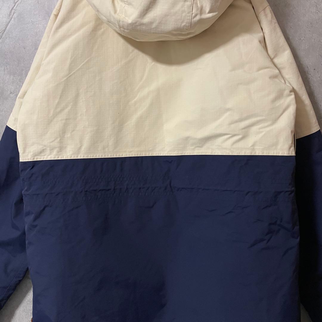 Burtonバートンスキーウェアスノーボードジャケットパーカーフード紺ネイビー白