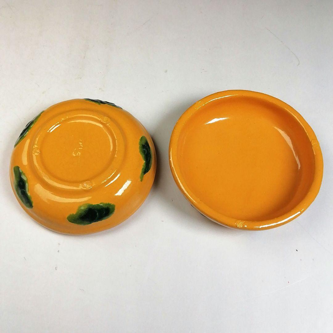 Ｗ１４　香合　『大樋焼』『荒磯』『松雲窯　泉喜仙 造』　共箱　茶道具