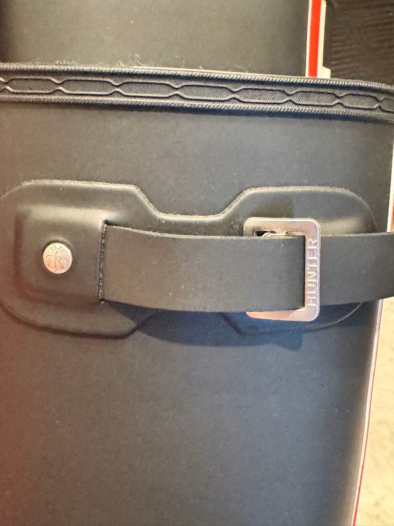 【新品未使用】HUNTER トールハンター トリカラーロゴバックストラップブーツ