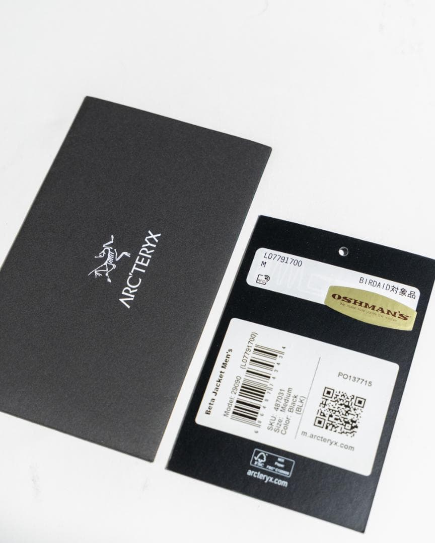 ARC'TERYX BETA JACKET ベータジャケット ブラック Mサイズ