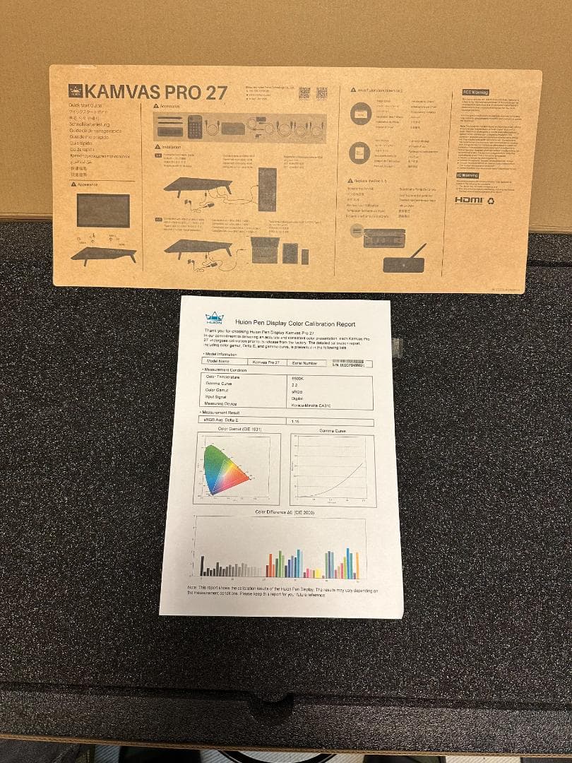 液タブ・ペンタブ HUION kamvas pro 27