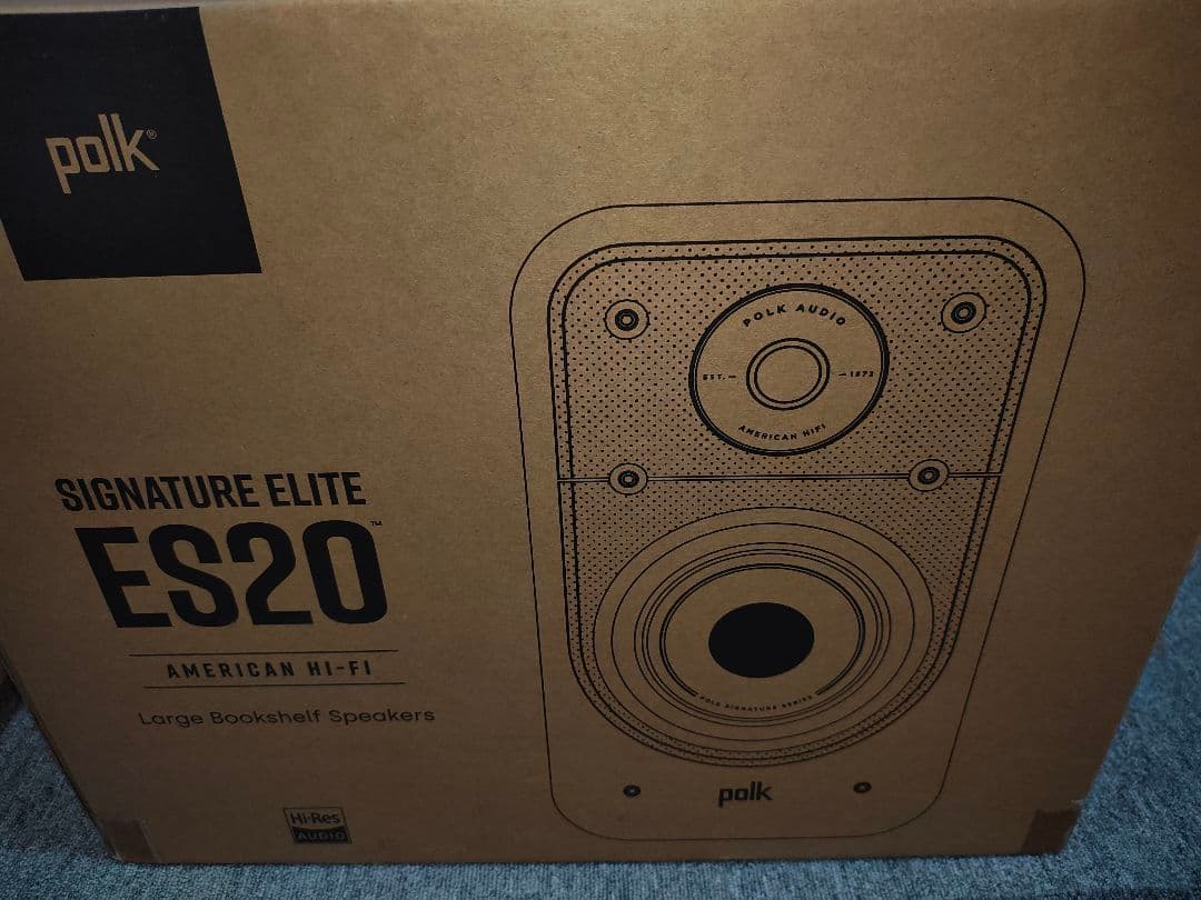 Polk es20 ホワイト ブックシェルフスピーカー