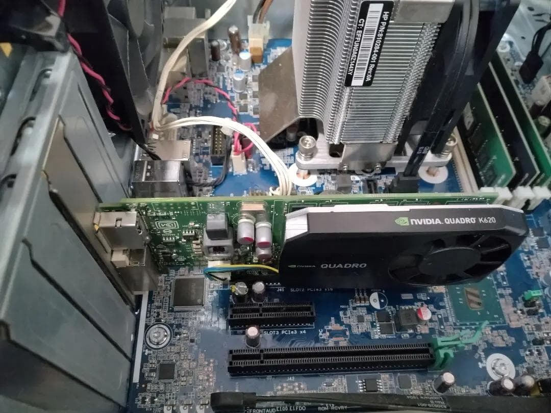 サーバー HP Z240 WorkStation 16GB Quadro k620 LP