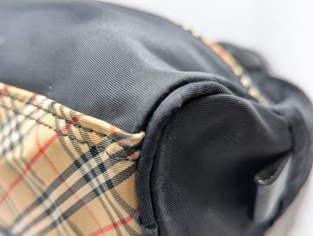 ✨希少廃盤✨バーバリー ノバチェック ミニボストン ハンドバッグ ポーチ