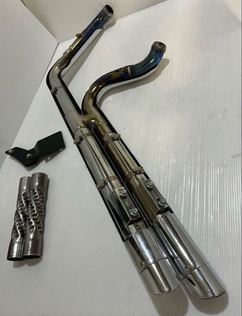 バンス＆ハインズ ビッグショット・スタッガード　フルエキマフラーM8ソフテイル