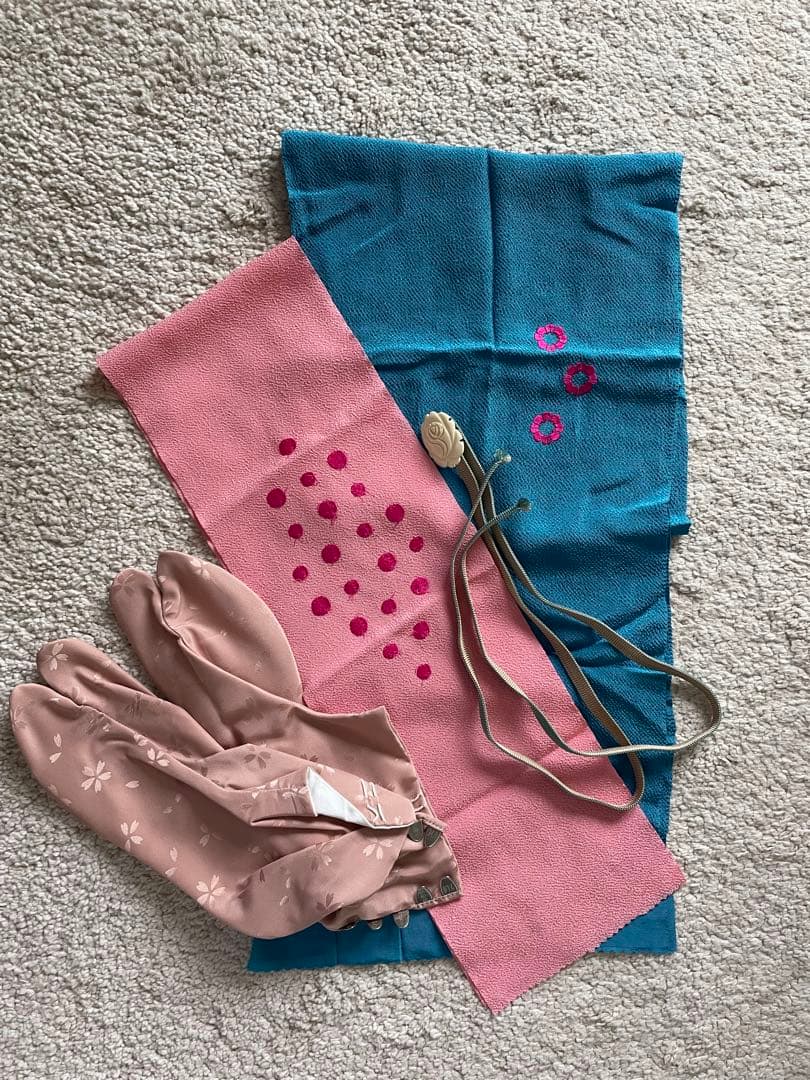 ふりふ　着物　袷着物　着物セット