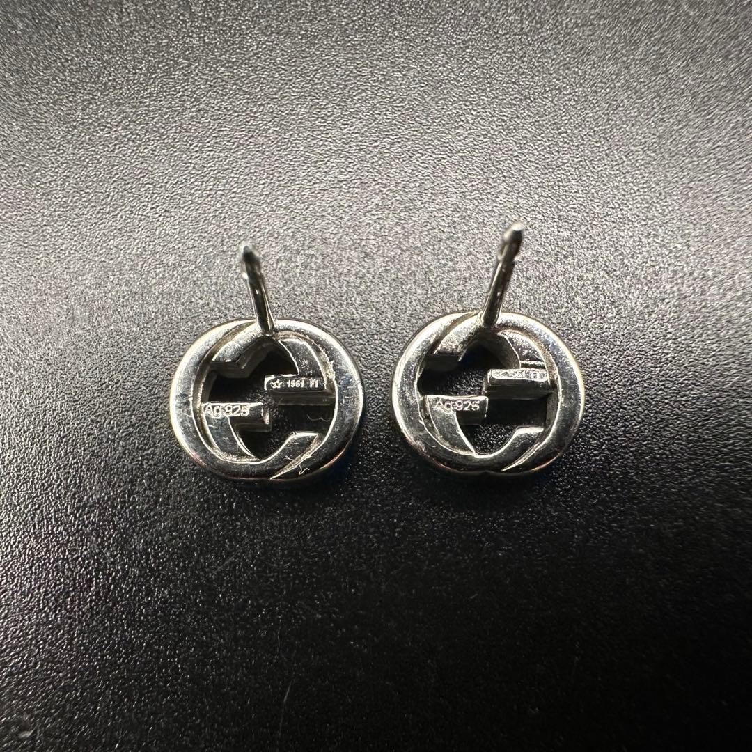 極美品✨　GUCCI　ピアス　インターロッキング　ロゴ　刻印　894