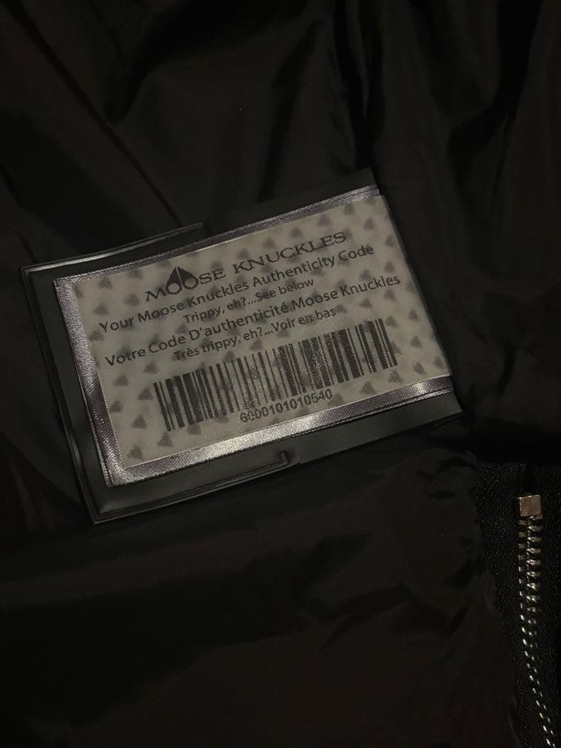 MOOSE KNUCKLES ダウンジャケット ブラックSサイズ