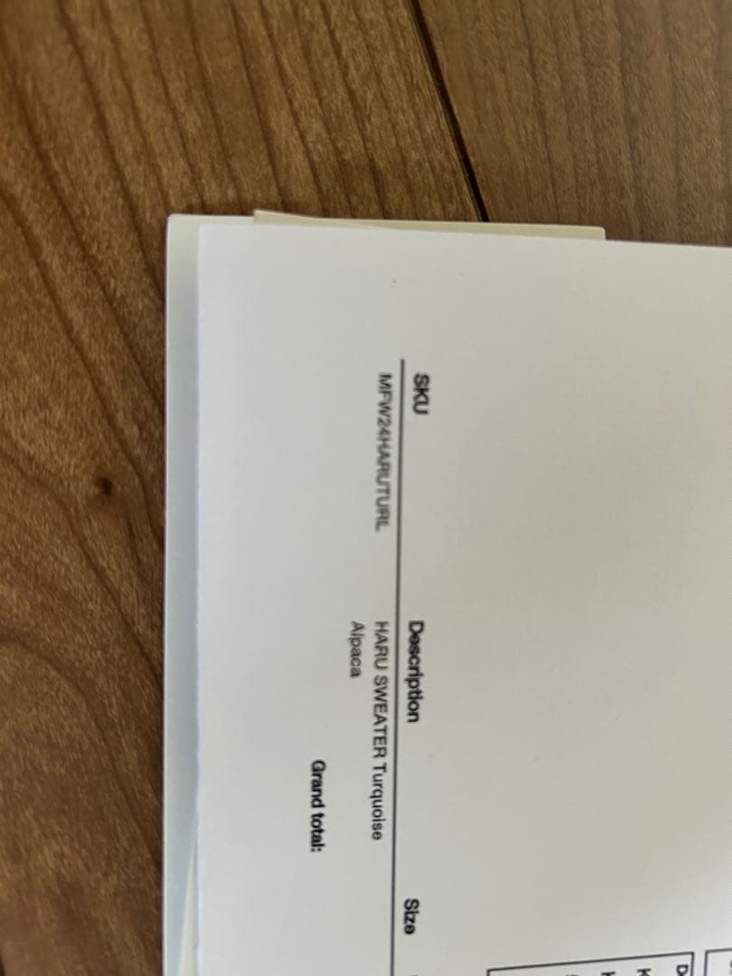 即発送！新品　L Séfr sefr Haru ニット　セーター