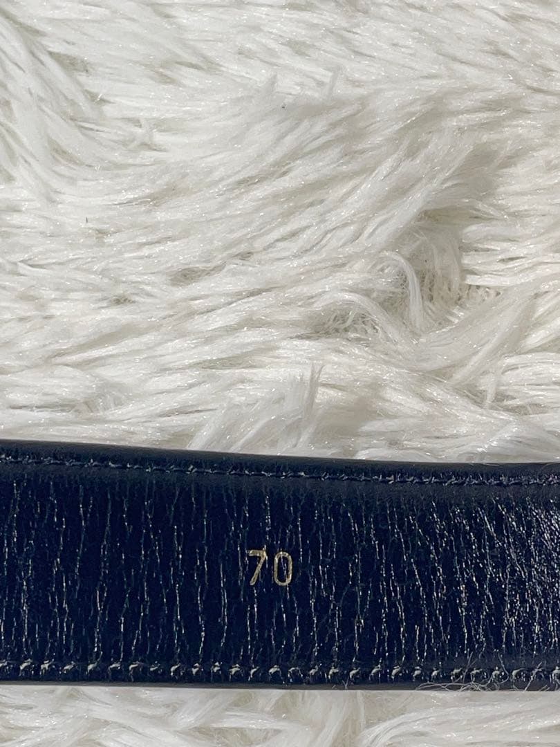 CELINE セリーヌ マカダム柄 本革　レザーベルト トリオンフ　イタリア製