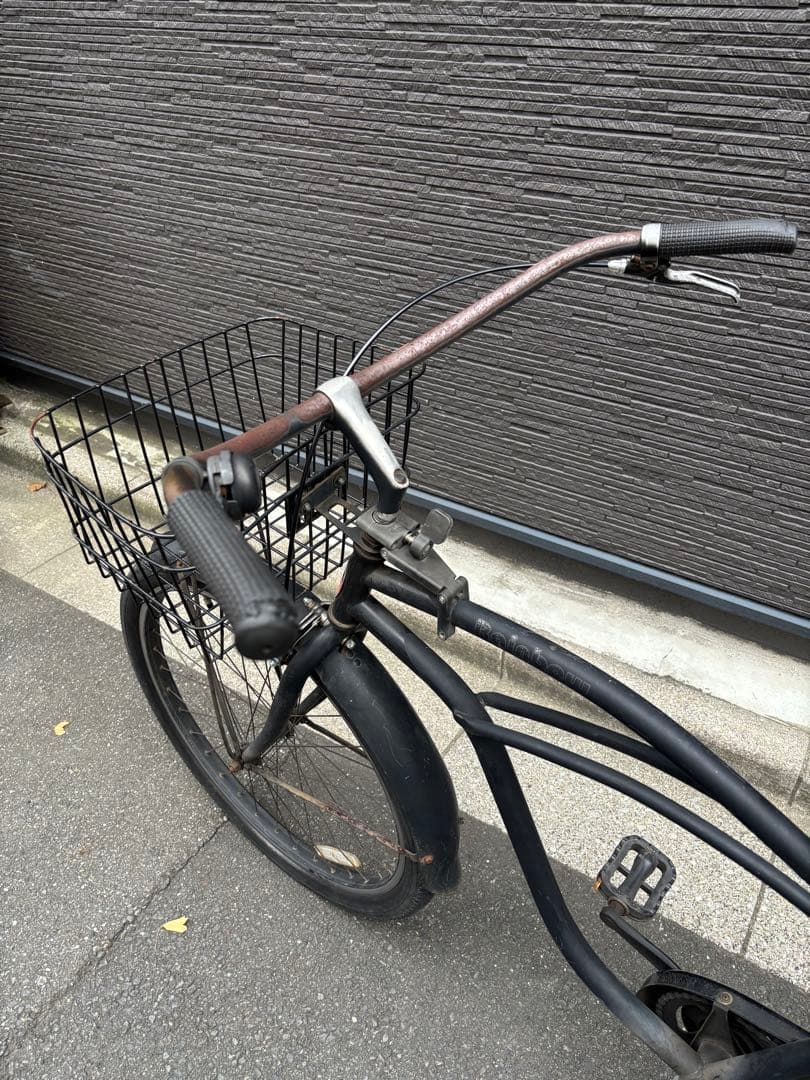 jiji　引取り限定レインボービーチクルーザーブラックダースベイダー 26