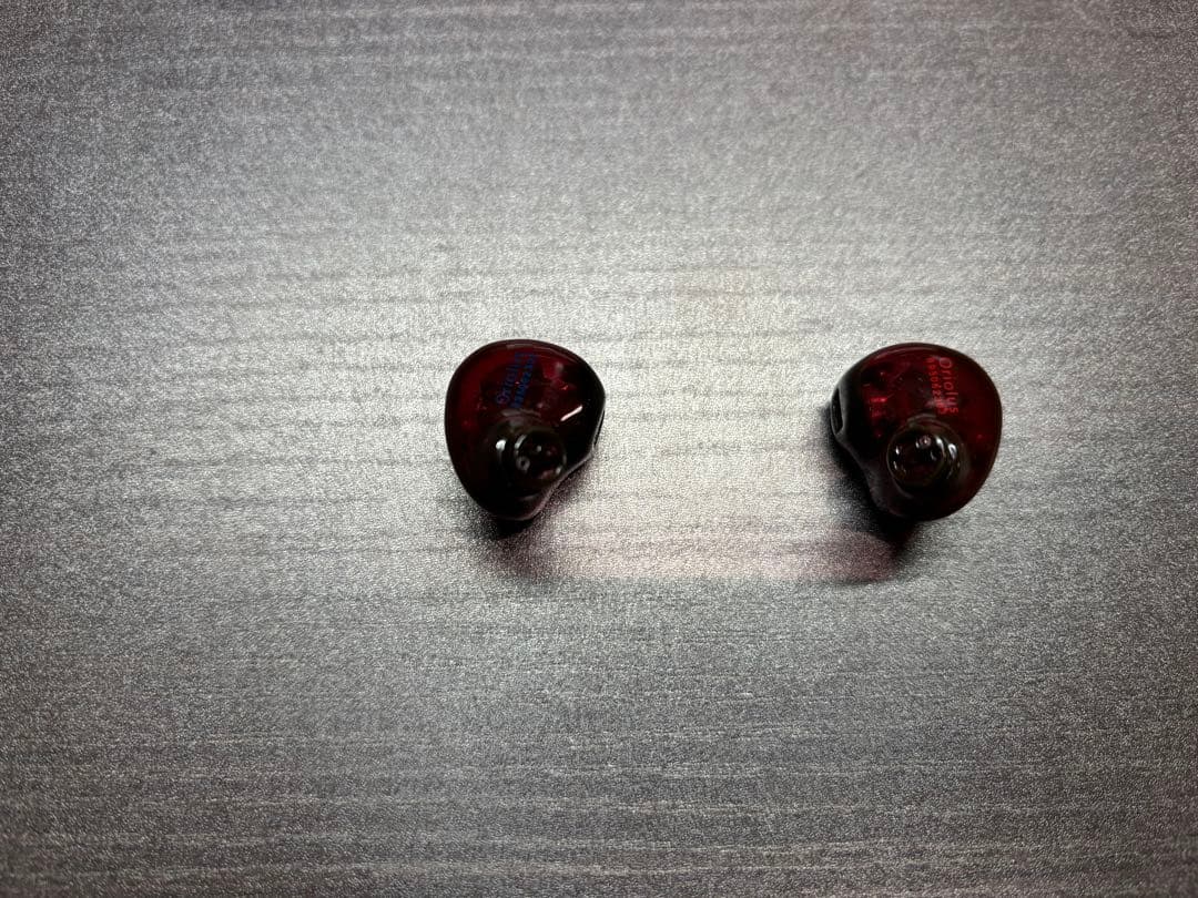 イヤホン Oriolus Traillii JP Black and Red