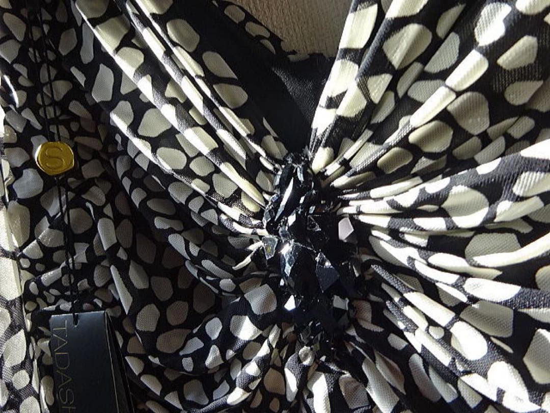 タダシショージ　カシュクール　ビジュー　ブラウス