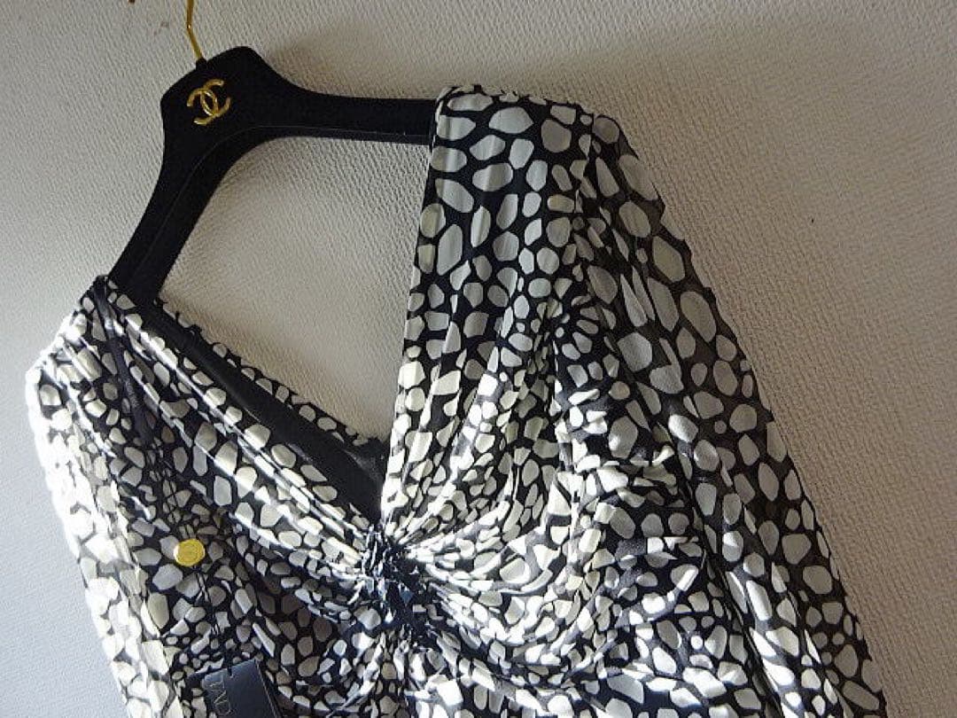 タダシショージ　カシュクール　ビジュー　ブラウス