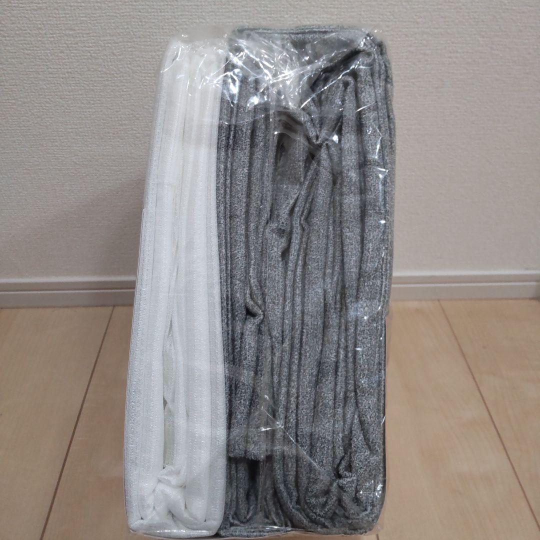 カインズ 厚手カーテン レースカーテン 4枚組セット 100×230 グレー