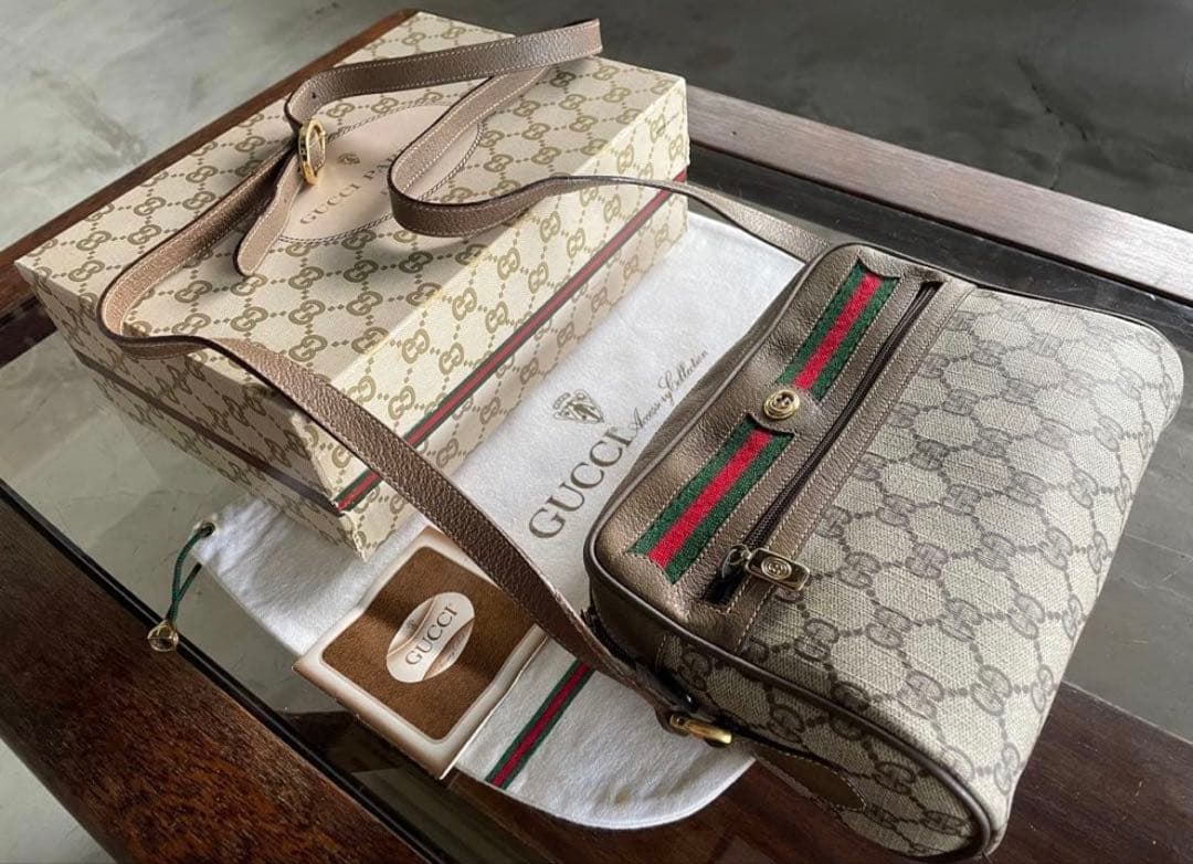 ゆ*ん様 GUCCI GGパターン ショルダーバッグ