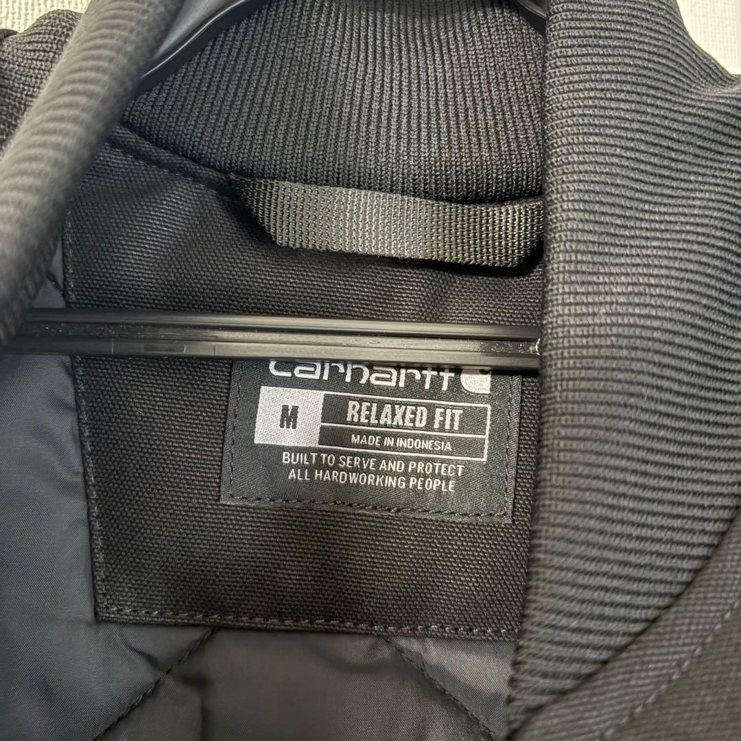 新品未使用 Carhartt ダックベスト ブラック キルティング Mサイズ