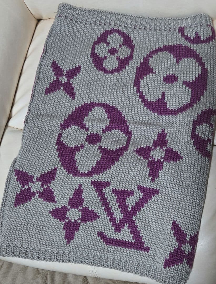 【スマイル】LOUIS VUITTON ウール ネックウォーマー