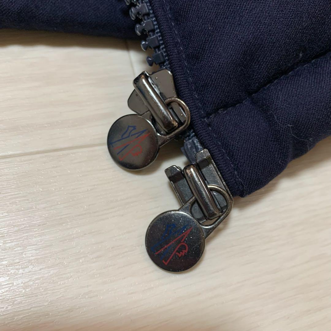 【鑑定済】モンクレール　 モンジュネーブル　ネイビー　1 クリーニング5D110