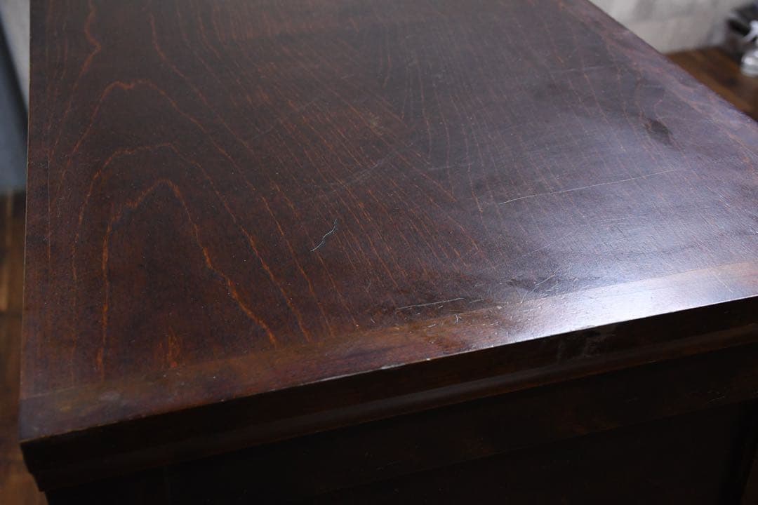 EBK28 北海道民芸家具 HM535 縦長タンス 7段チェスト カバ/樺材