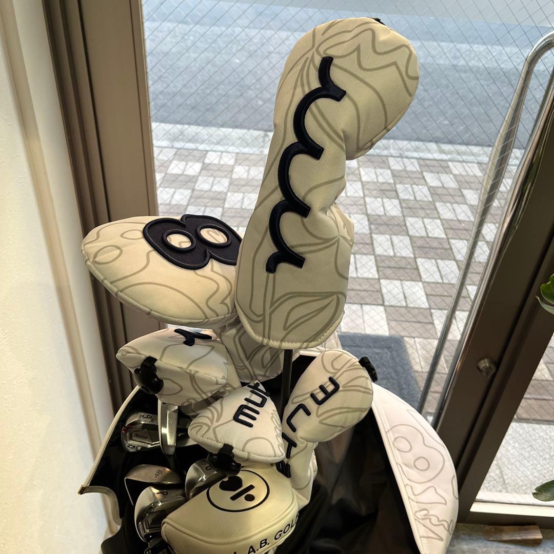 ムータマリン ゴルフバッグ ホワイト